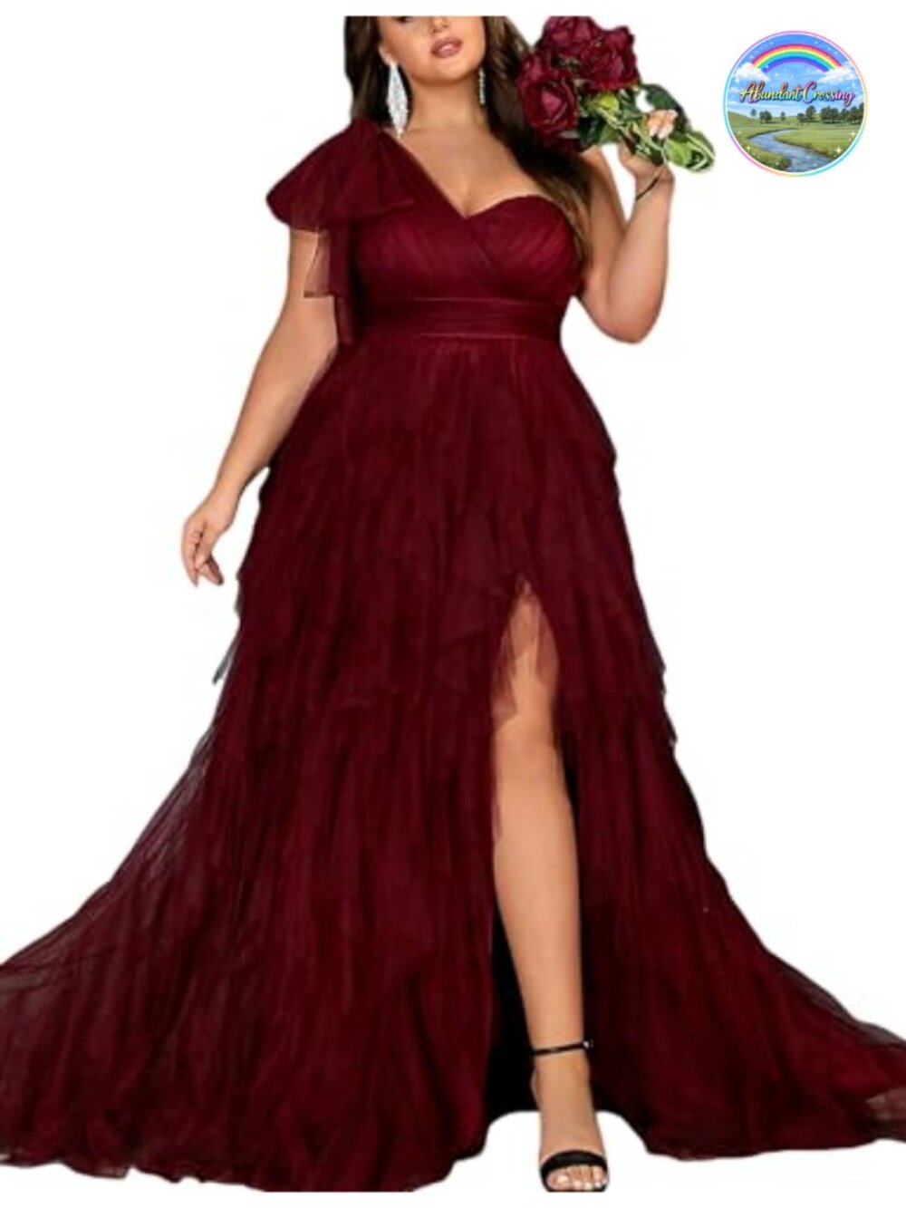 Plus Size Formal Maxi Dress Chiffon A-Line Wedding Guest Bridesmaid Gown